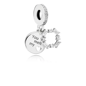 (immagine per) Charm pendente Incisione Ghiacciata - PANDORA