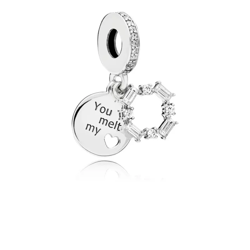 (immagine per) Charm pendente Incisione Ghiacciata - PANDORA