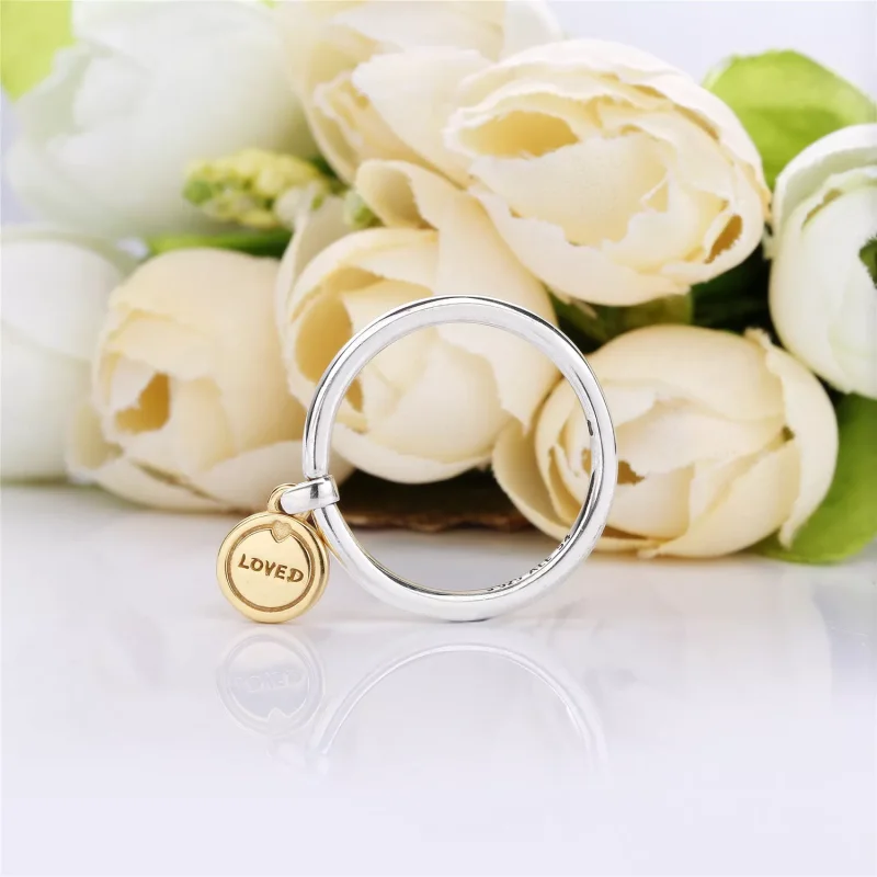 (immagine per) Anello Medaglione d'Amore - PANDORA - Visualizza 3