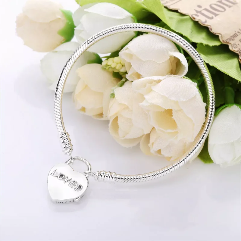 (immagine per) Bracciale Lucchetto Ama te Stessa - PANDORA - Visualizza 3