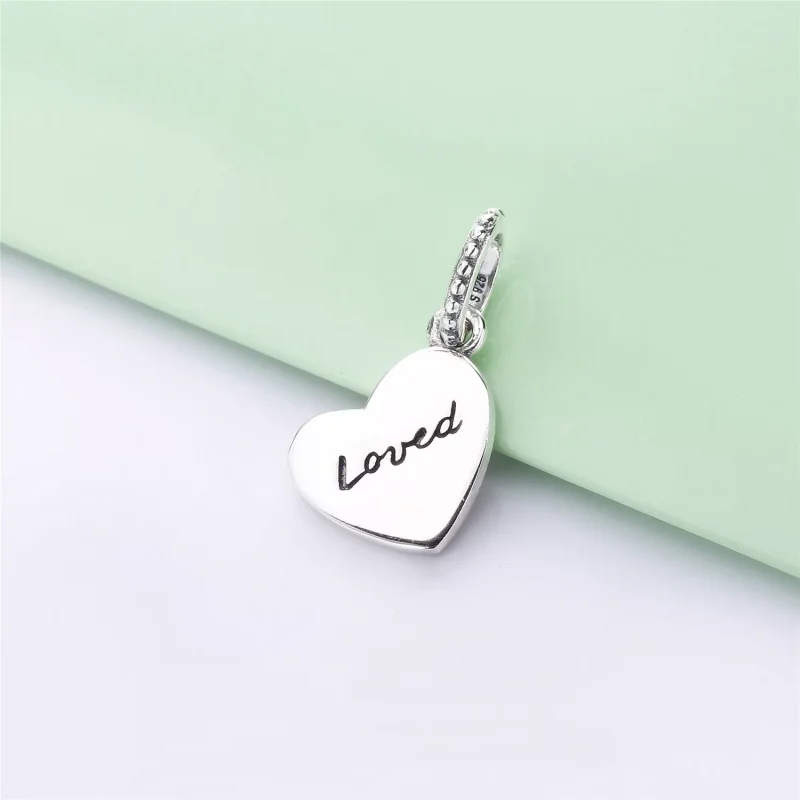 (immagine per) Charm Cuore d’Amore Asimmetrici - PANDORA 797820ENMX - Visualizza 4