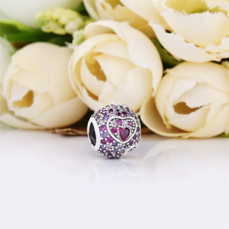 (immagine per) Charm Cuore d’Amore Asimmetrici - PANDORA 797826CZRMX - Visualizza 2