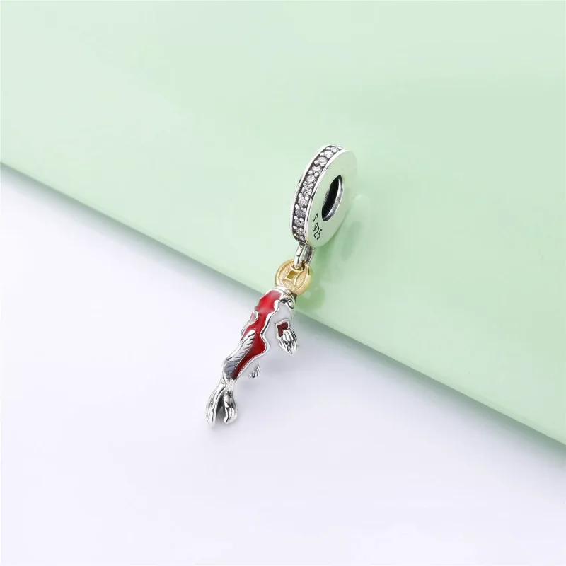 (immagine per) Charm PANDORA Buona fortuna carpa Bicolore - Visualizza 2