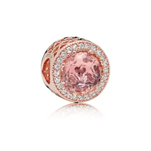 Charm PANDORA cuore radiosi in PANDORA Rose (immagine per) Charm PANDORA cuore radiosi in PANDORA Rose