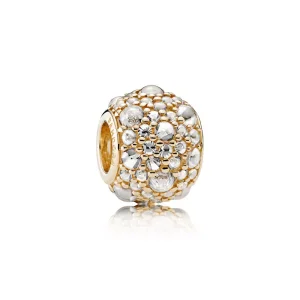 Charm PANDORA Goccioline scintillanti in oro (immagine per) Charm PANDORA Goccioline scintillanti in oro