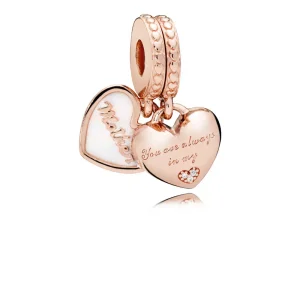 (immagine per) Charm Pendente Cuori Mamma & Figlia - PANDORA