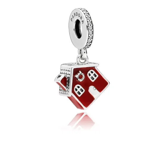 (immagine per) Charm Pendente PANDORA Accogliente casa di Natale in argento