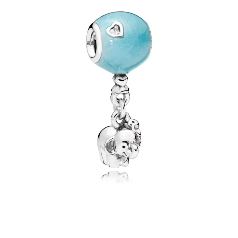 (immagine per) Charm Pendente Pendente Elefantino Azzurro - PANDORA