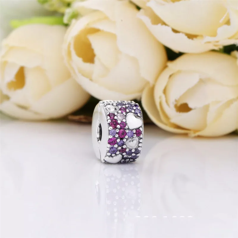 (immagine per) Clip Cuore d’Amore Asimmetrici - PANDORA - Visualizza 2