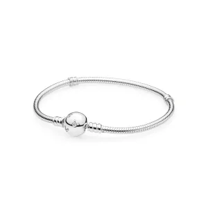 Disney, Bracciale in Argento con Chiusura Sferica con Mickey Mouse - PANDORA (immagine per) Disney, Bracciale in Argento con Chiusura Sferica con Mickey Mouse - PANDORA