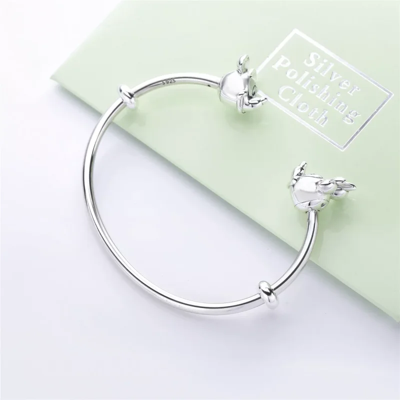 (immagine per) Disney, Bracciale Rigido Aperto Mickey Mouse & Minnie - PANDORA - Visualizza 3