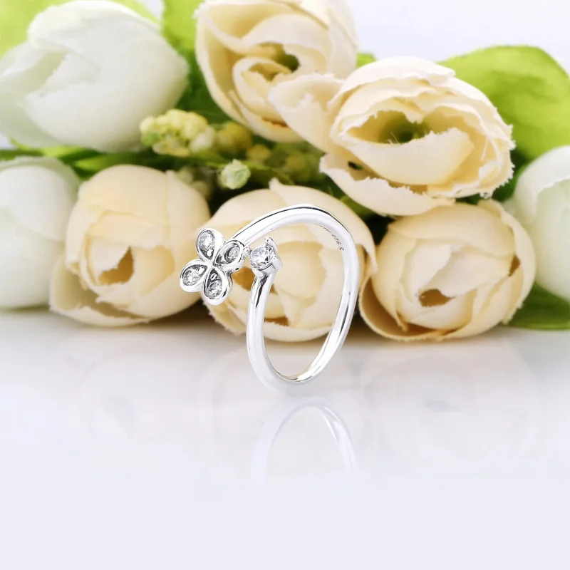(immagine per) Anello Fiore Luminoso - PANDORA 197988CZ - Visualizza 4