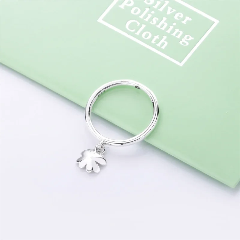 (immagine per) Anello Quadrifoglio Portafortuna - PANDORA - Visualizza 4