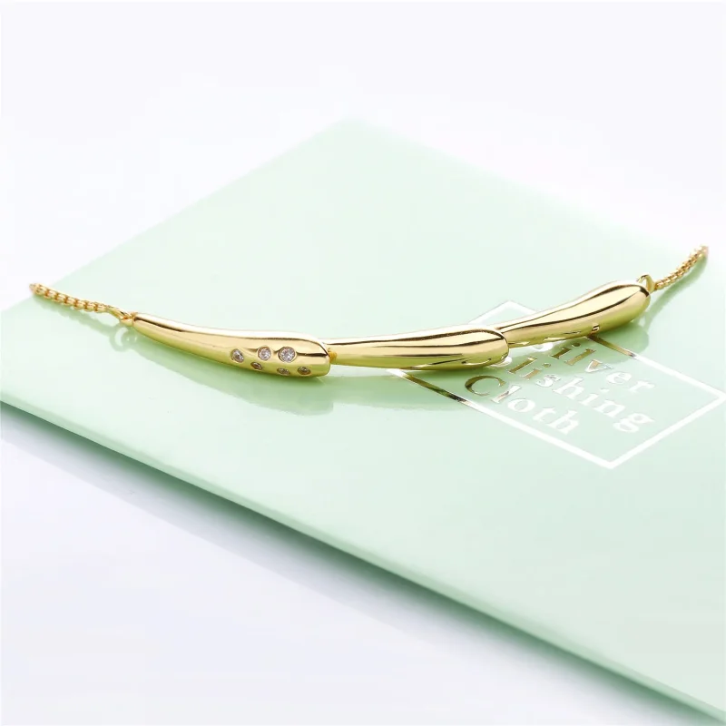 (immagine per) Bracciale con Chiusura Scorrevole placcato in Oro 18K - PANDORA - Visualizza 4