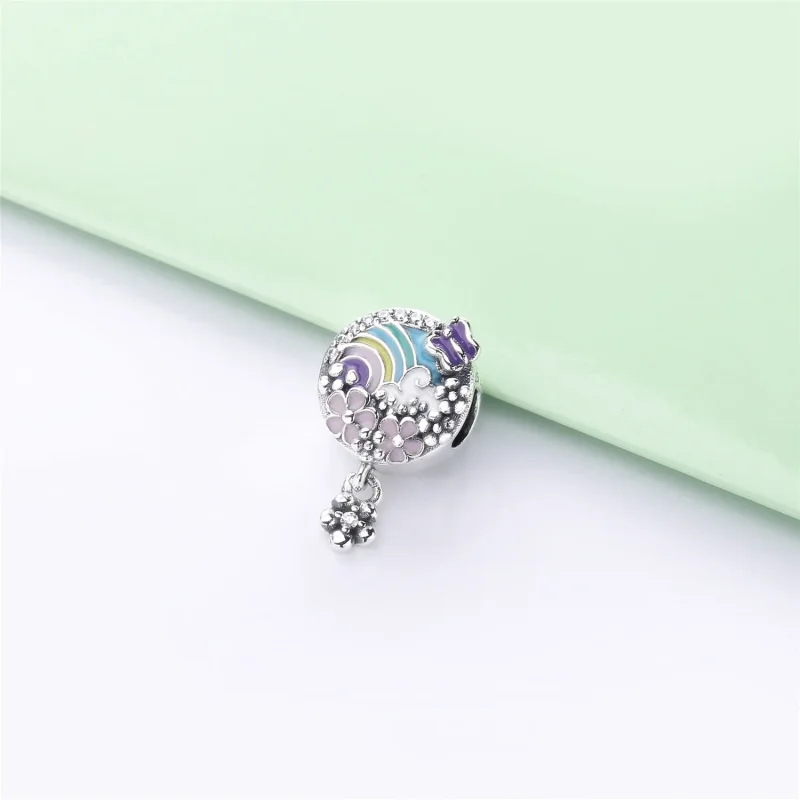(immagine per) Charm Arcobaleno di Fiori - PANDORA - Visualizza 3