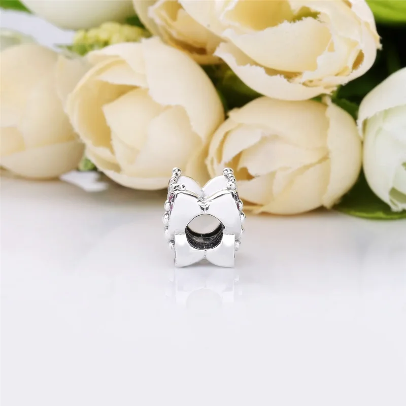 (immagine per) Charm Farfalla Rosa Scintillante - PANDORA - Visualizza 4