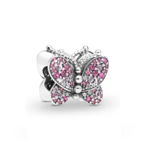(immagine per) Charm Farfalla Rosa Scintillante - PANDORA