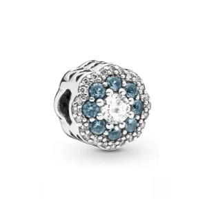 (immagine per) Charm Fiore Blu Scintillante - PANDORA