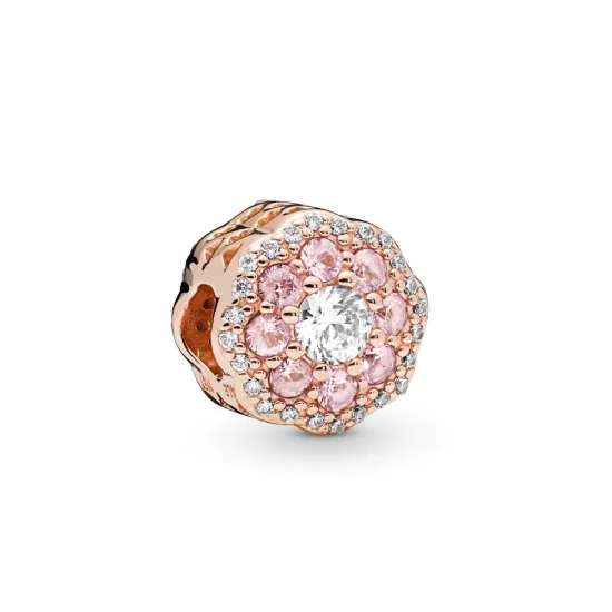 (immagine per) Charm Fiore Rosa Scintillante - PANDORA