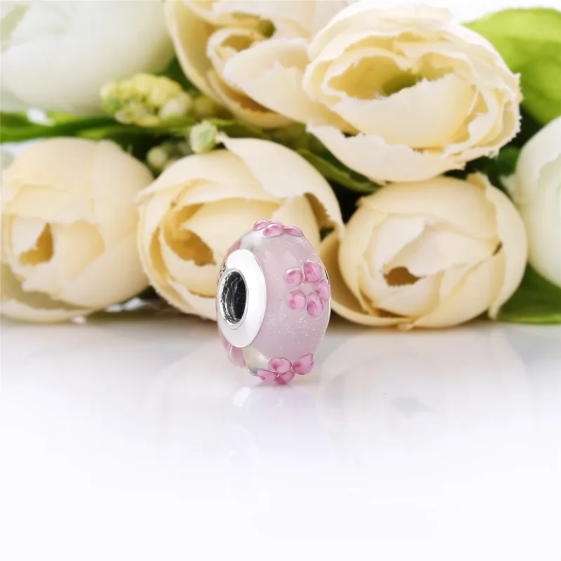 (immagine per) Charm Fiori Rosa - PANDORA - Visualizza 2