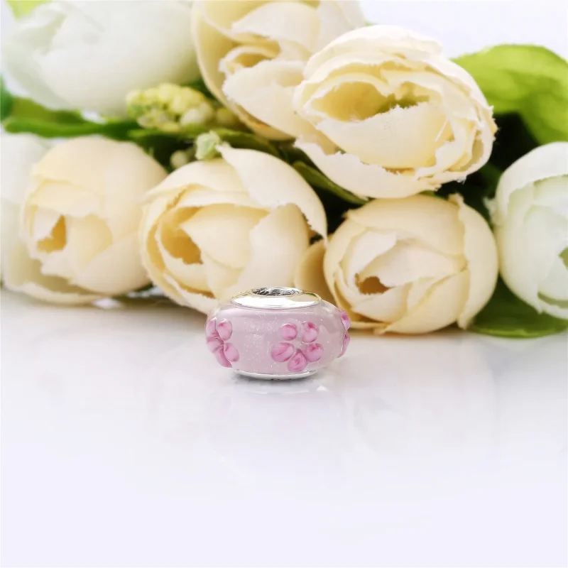 (immagine per) Charm Fiori Rosa - PANDORA - Visualizza 4