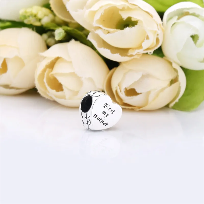 (immagine per) Charm PANDORA "First my mother" Cuore in argento - Visualizza 4