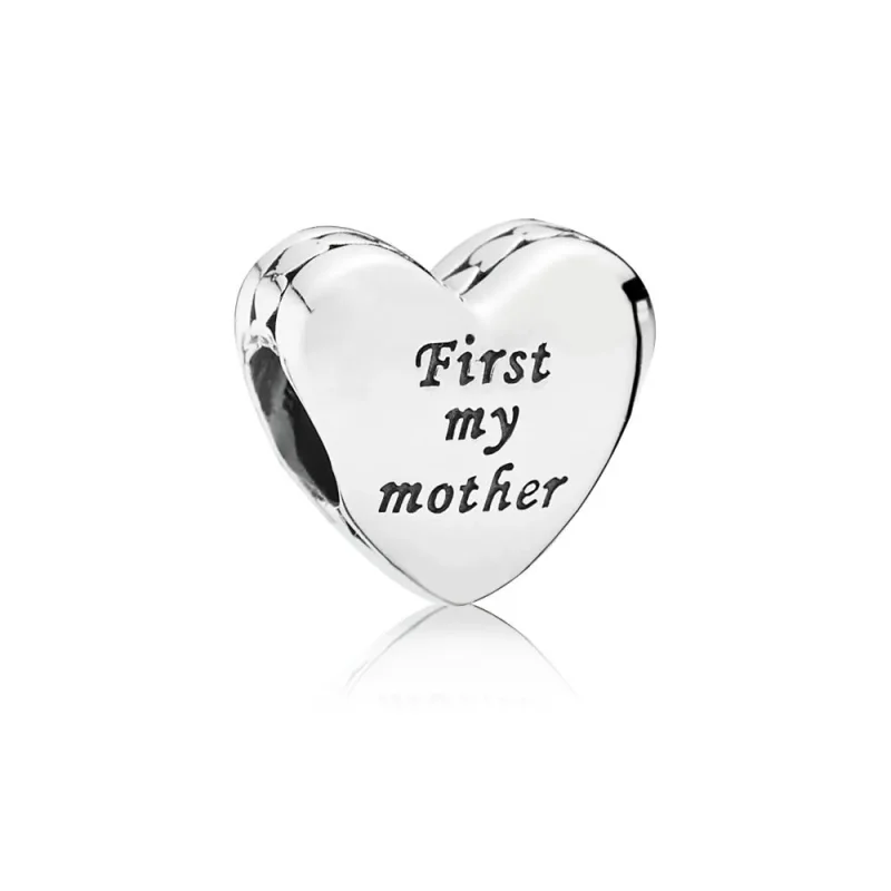 (immagine per) Charm PANDORA "First my mother" Cuore in argento