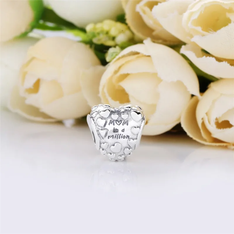 (immagine per) Charm PANDORA Mum In A Million in argento - Visualizza 3