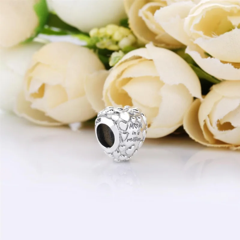 (immagine per) Charm PANDORA Mum In A Million in argento - Visualizza 4