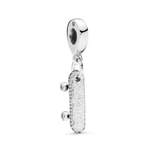 (immagine per) Charm Pendente PANDORA Sii libero Skateboard in argento