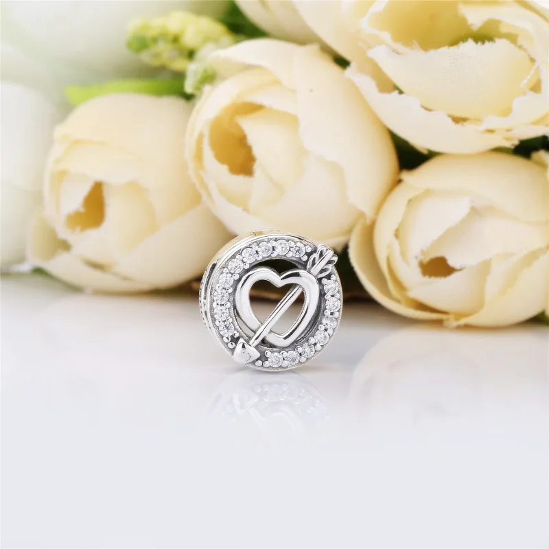 (immagine per) Charm Reflexions Cuore e Freccia Asimmetrici - PANDORA - Visualizza 2