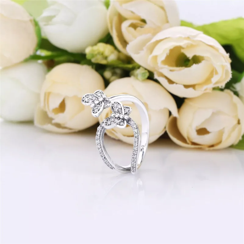 (immagine per) Anello PANDORA Farfalle Splendenti 197920CZ - Visualizza 2