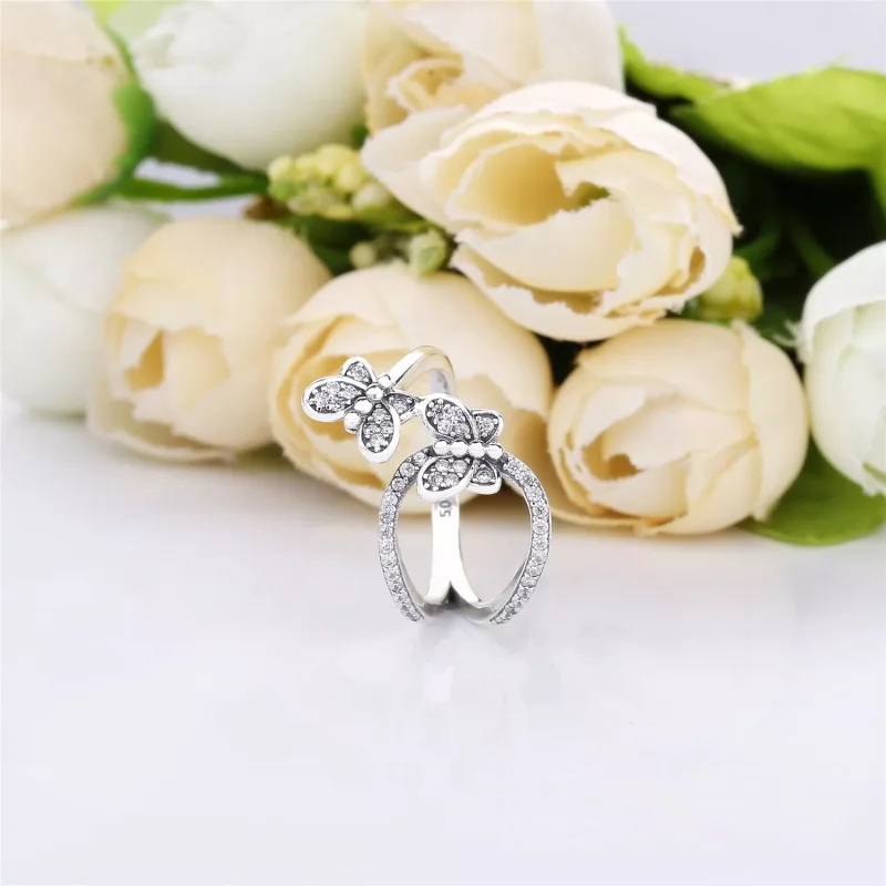 (immagine per) Anello PANDORA Farfalle Splendenti 197920CZ - Visualizza 4