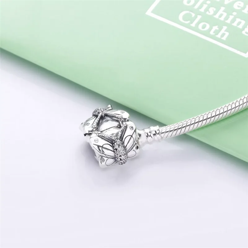 (immagine per) Bracciale PANDORA Moments Farfalla Luminosa 597929CZ - Visualizza 3