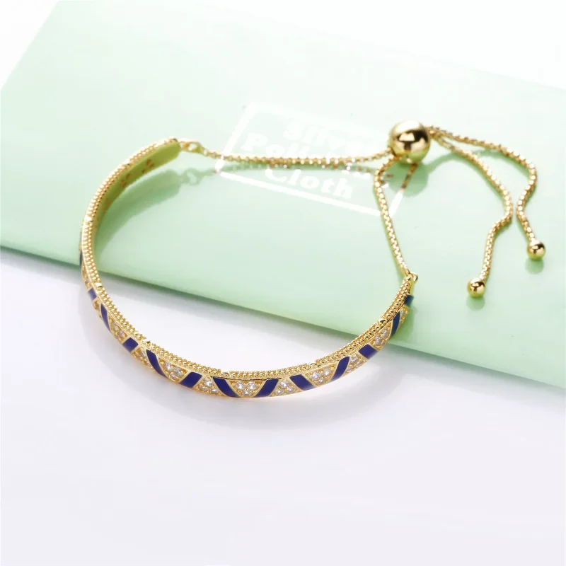 (immagine per) Bracciale Rigido PANDORA Pietre e strisce esotiche 568051CZ - Visualizza 3