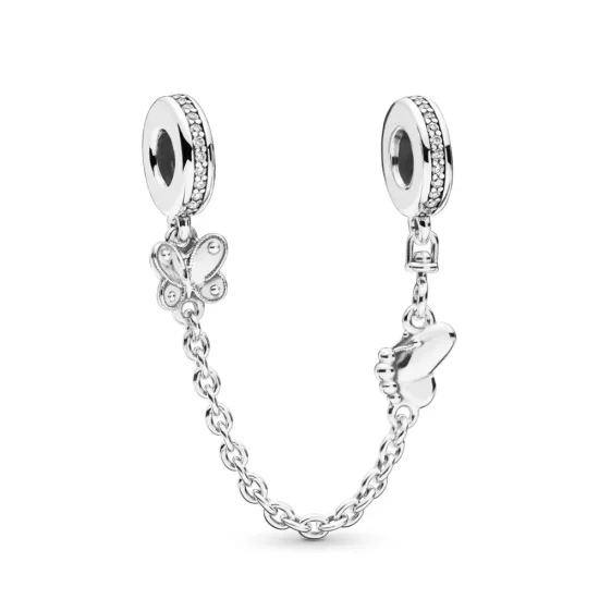 (immagine per) Catena di Sicurezza PANDORA Farfalle Luminose 797865CZ