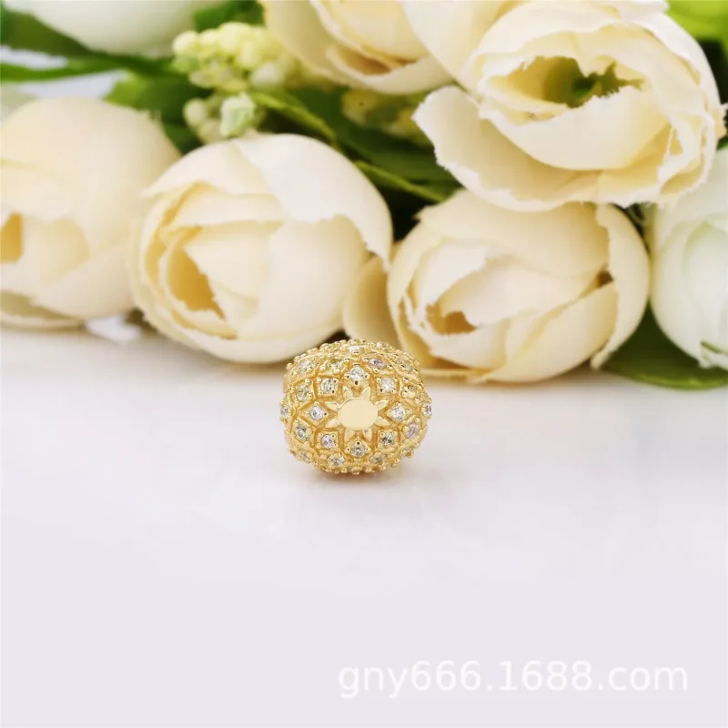 (immagine per) Charm PANDORA Ananas d'Oro 767904CCZ - Visualizza 4