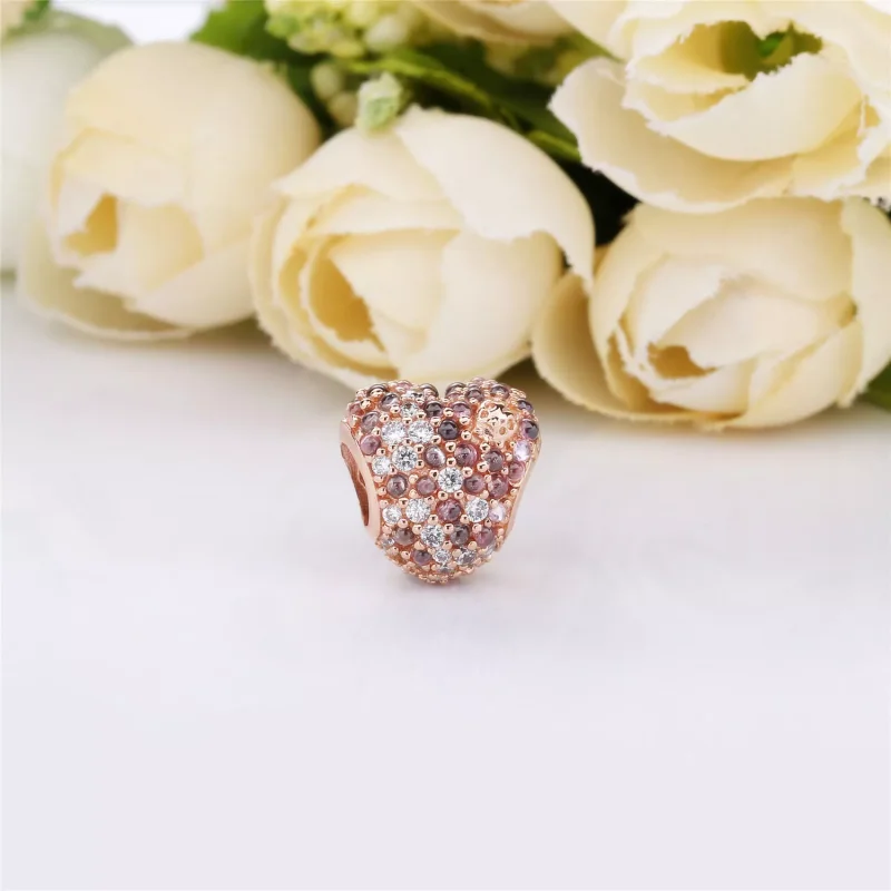 (immagine per) Charm PANDORA Cuore con Coccinella Splendente 787894NPOMX - Visualizza 2