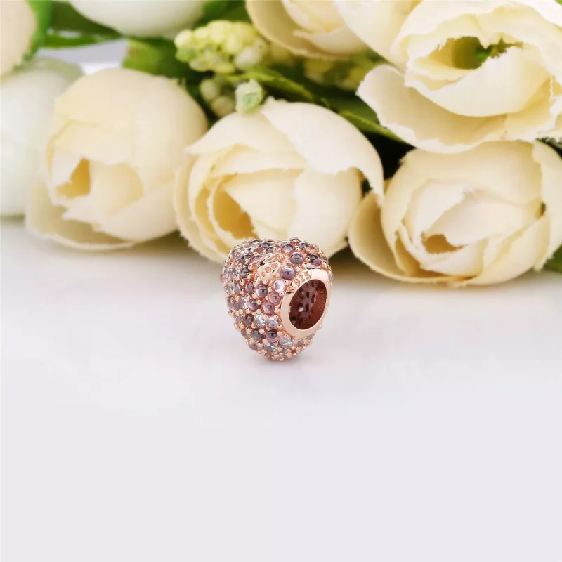 (immagine per) Charm PANDORA Cuore con Coccinella Splendente 787894NPOMX - Visualizza 4