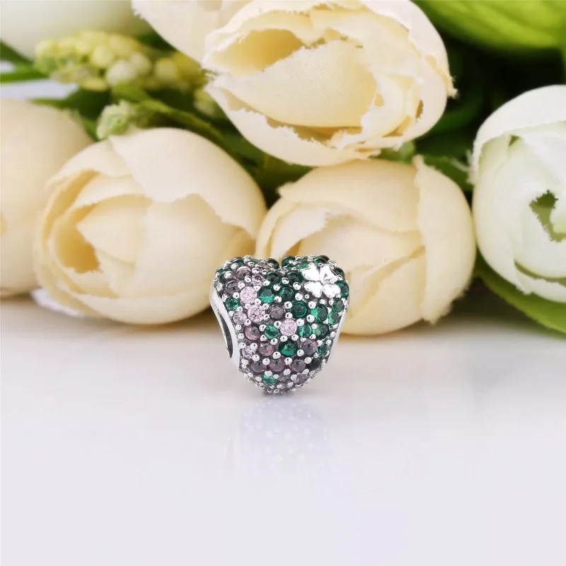 (immagine per) Charm PANDORA Cuore con Quadrifoglio Splendente 797869NRGMX - Visualizza 2