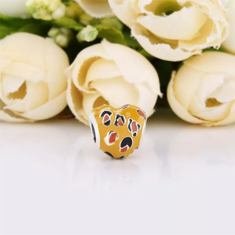 (immagine per) Charm PANDORA Cuore Maculato 798065ENMX - Visualizza 2