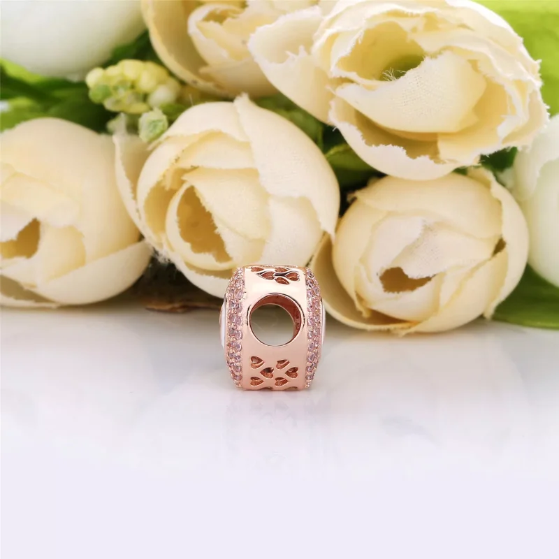 (immagine per) Charm PANDORA Cuore nel Cuore 788097NPR - Visualizza 4