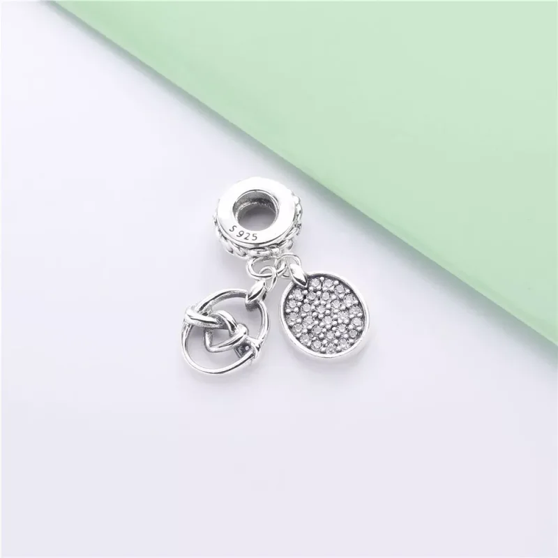 (immagine per) Charm PANDORA Intrecci d'Amore 798095CZ - Visualizza 3