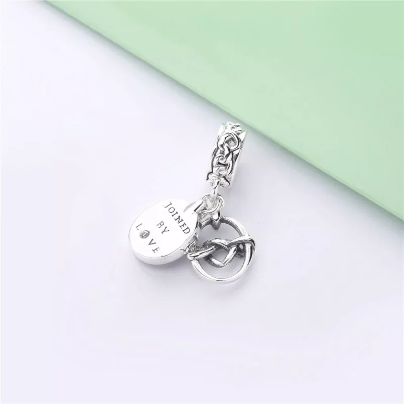 (immagine per) Charm PANDORA Intrecci d'Amore 798095CZ - Visualizza 4