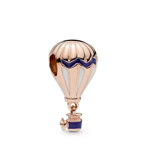 Charm PANDORA Mongolfiera Blu Elettrico 788055ENMX (immagine per) Charm PANDORA Mongolfiera Blu Elettrico 788055ENMX