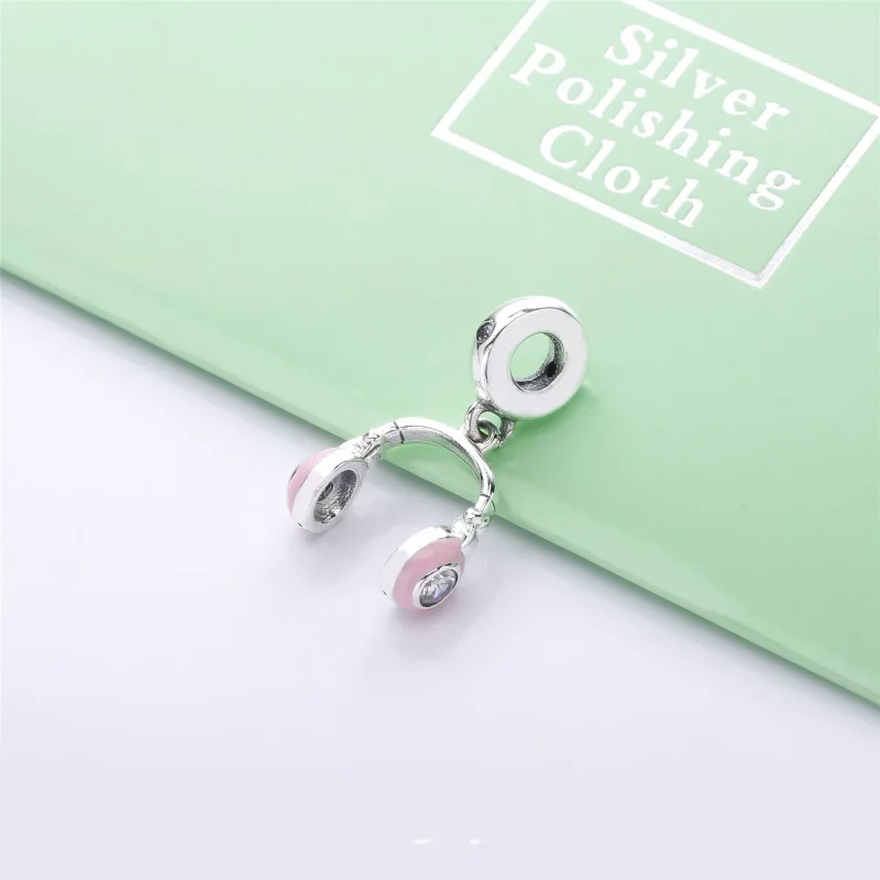 (immagine per) Charm Pendente PANDORA Cuffie Rosa 797902EN160 - Visualizza 2