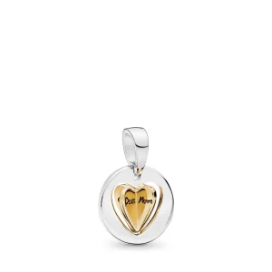 (immagine per) Charm Pendente PANDORA Il Cuore d'Oro delle Mamme 767774