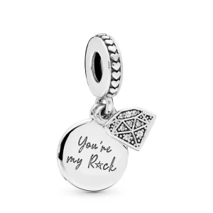 (immagine per) Charm Pendente PANDORA La mia Roccia 798102CZ