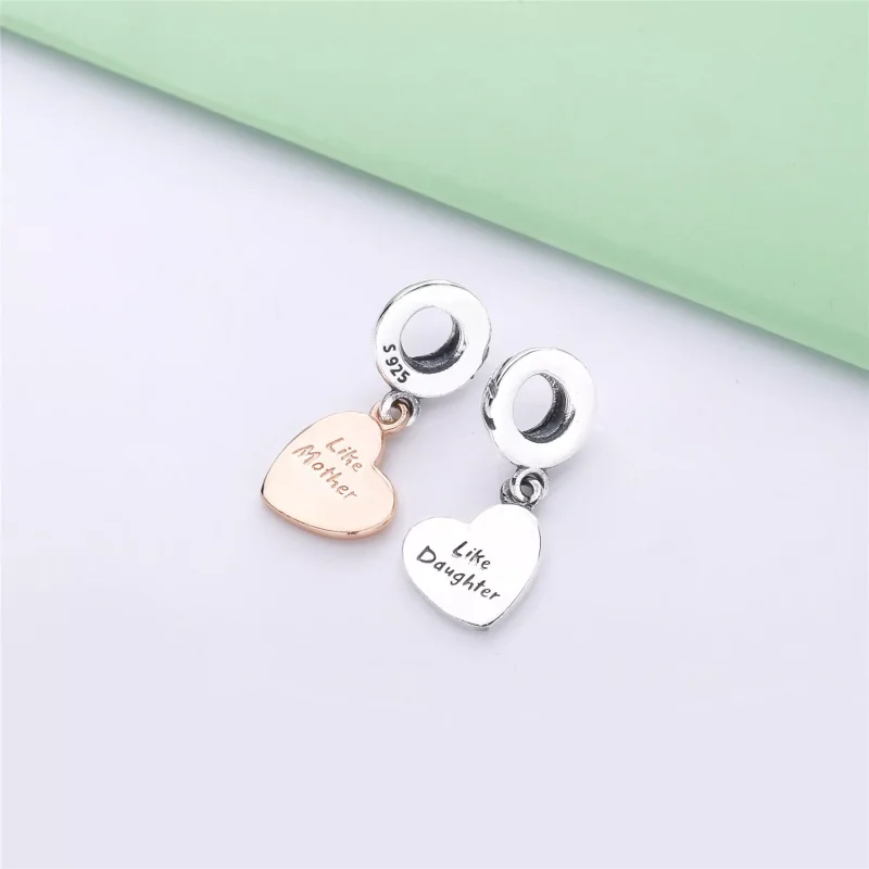 (immagine per) Charm Pendente PANDORA Mamma&Figlia 787783EN16 - Visualizza 3