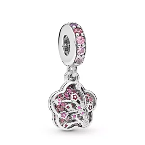 (immagine per) Charm pendente PANDORA Pavé Fiore di Fiore di Pesca 798112NCCMX